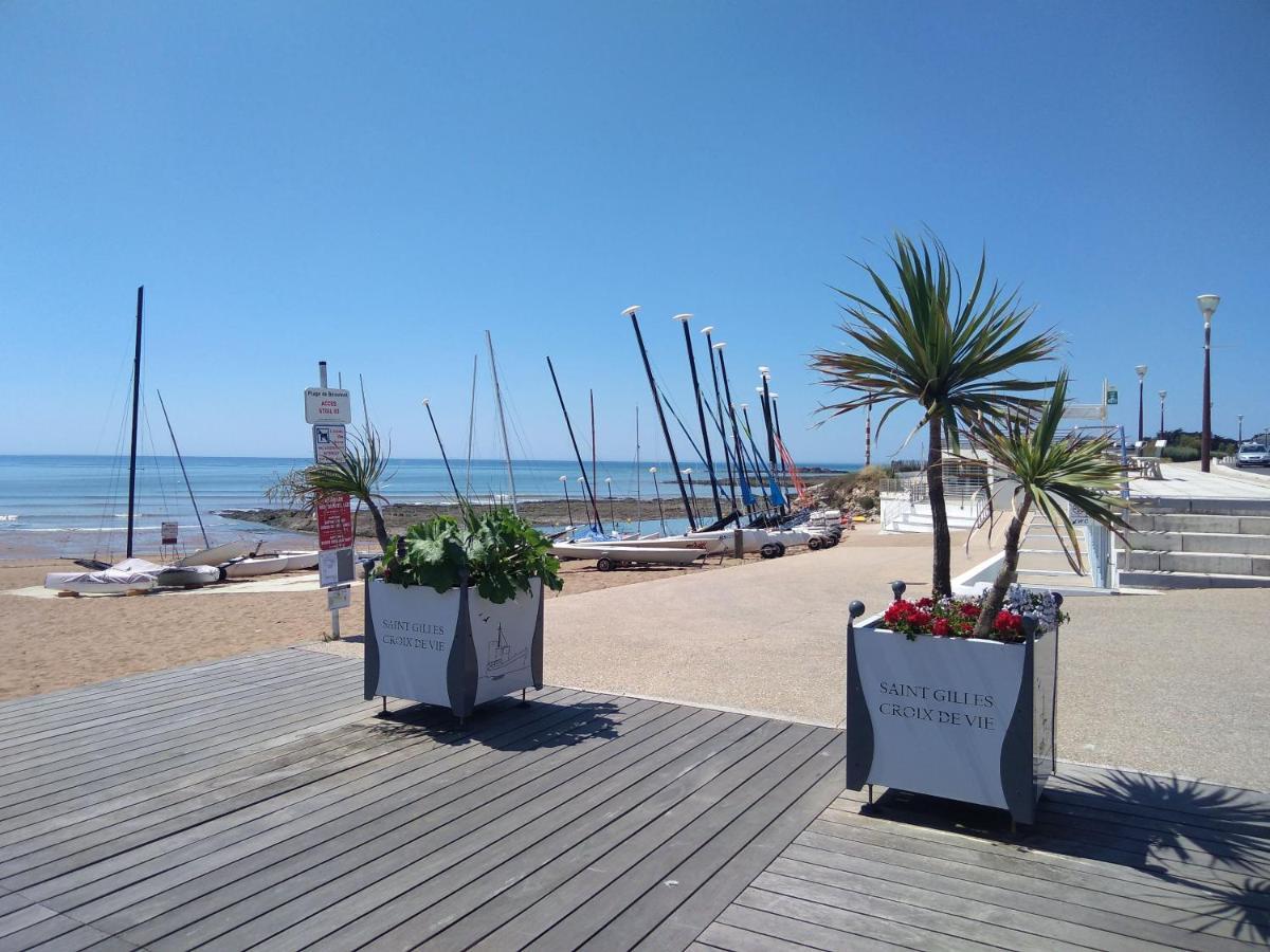 Maison Boisvinet Saint-Gilles-Croix-De-Vie, 4-5 P, Belle Cour Interieure, 200M Plage 外观 照片